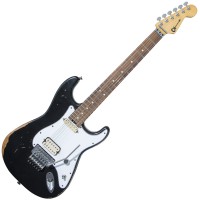 Photo CHARVEL LIMITED EDITION SUPER STOCK SC1 BLACK RELIC PF