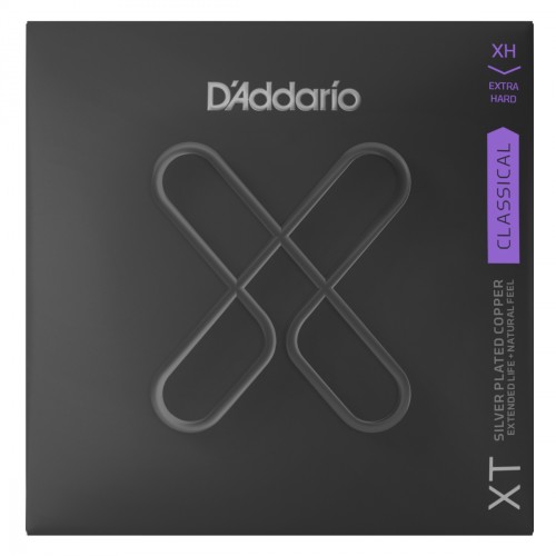 D'ADDARIO XTC44 XT CLASSICAL SILVER PLATED COPPER EXTRA HARD TENSION