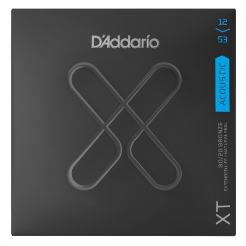 D'ADDARIO XTABR1253 XT ACOUSTIC BRONZE LIGHT 12/53