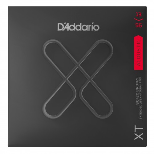 D'ADDARIO XTAPB1356 XT ACOUSTIC PHOSPHOR BRONZE MEDIUM 13-56