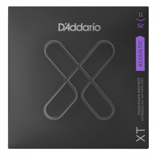 D'ADDARIO XTAPB1152 XT ACOUSTIC PHOSPHOR BRONZE CUSTOM LIGHT 11/52