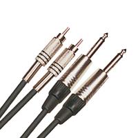 YELLOW CABLE K03 2 RCA/2 JACK MONO -3M