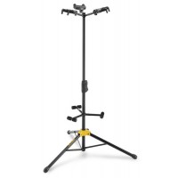 Photo HERCULES STANDS GS432B - STAND TRIPLE GUITARE ET BASSE UNIVERSEL