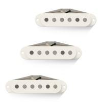 Photo BARE KNUCKLE TRILOGY SUITE SINGLE COIL SET STAGG RW/RP PARCHMENT COVER