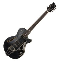 Photo DUESENBERG STARPLAYER TV "OUTLAW" BLACK TOLEX + ETUI