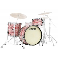 Photo TAMA MR32CZS-RWO - KIT STARCLASSIC MAPLE 3 FÛTS RED AND WHITE OYSTER