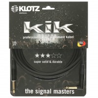 KLOTZ LAGPR0300 - LaGrange câble guitare suprême avec fiche jack coudée et  contacts doré, 3 mètres