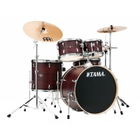 Photo TAMA IE52KH6W-BWW IMPERIALSTAR 5PC BURDUNDY WALNUT WRAP