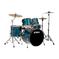 Photo TAMA RM50YH6C-HLB - RHYTHM MATE 5PC HAIRLINE BLUE