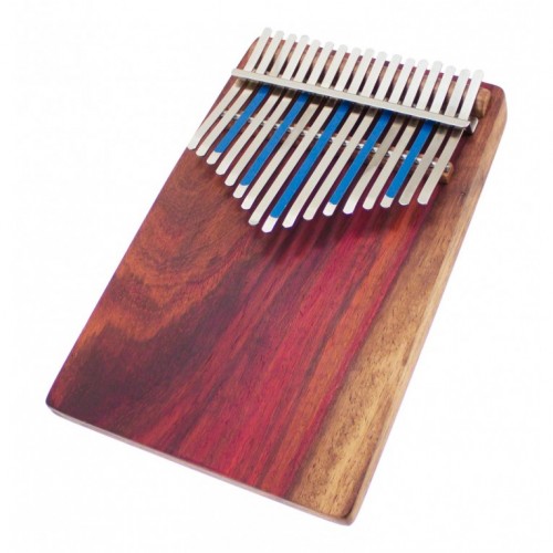 HUGH TRACEY KALIMBA TREBLE CELESTE 17 NOTES SUR TABLE + PICKUP