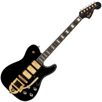 Photo FENDER PARALLEL UNIVERSE VOLUME II TROUBLEMAKER TELE CUSTOM BIGSBY BLACK