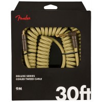 Photo FENDER DELUXE SERIES COIL CABLE TWEED 9 M COUDÉ/DROIT
