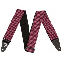 Photo FENDER SANGLE HOUNDSTOOTH JACQUARD 2" PINK