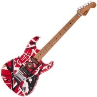 EVH Striped Series Frankie Red/White/Black Relic