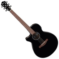 IBANEZ AEG50L BLACK HIGH GLOSS GAUCHER