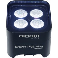 ALGAM LIGHTING EVENTPAR-MINI - PAR SUR BATTERIE 4 LED 10W RGBW - IR