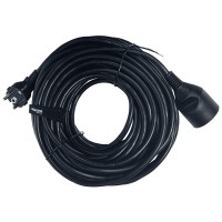 Photo ALGAM LIGHTING PRO-20M - RALLONGE STANDARD - 20M NOIR