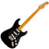 Photo SQUIER CLASSIC VIBE '50S STRATOCASTER BLACK BLACK GUARD - EDITION LIMITÉE