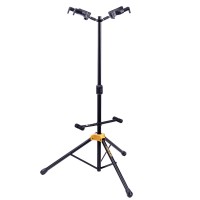 Photo HERCULES STANDS GS422B-PLUS - STAND GUITARE ET BASSE DOUBLE UNIVERSEL