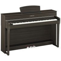 Photo YAMAHA CLP-735DW CLAVINOVA NOYER FONCÉ MAT