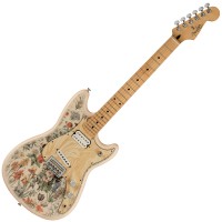 Photo FENDER SHAWN MENDES MUSICMASTER YELLOW FLOWER MN