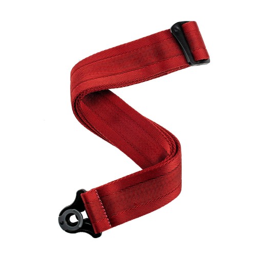 D'ADDARIO 50BAL11 AUTO LOCK GUITAR STRAP BLOOD RED