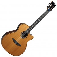 LAG TNHV15ACE TRAMONTANE NYLON HYVIBE 15 AUDITORIUM CUTAWAY