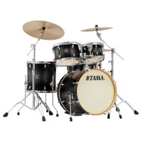 Photo TAMA CL50RS-TLB - KIT SUPERSTAR CLASSIC 5 FÛTS TRANSPARENT BLACK BURST