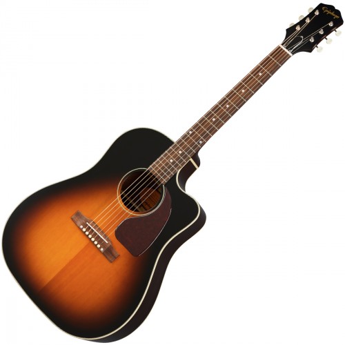 EPIPHONE MASTERBILT J-45 EC AGED VINTAGE SUNBURST