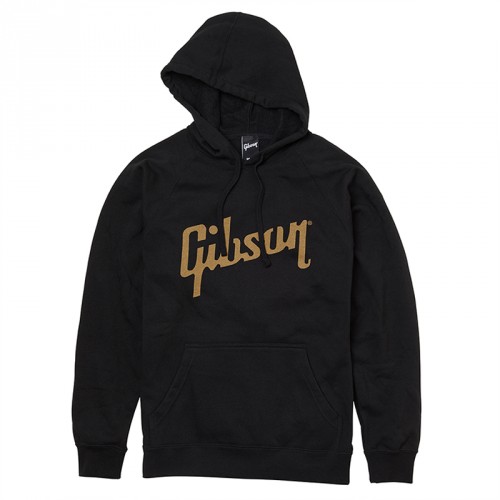 GIBSON SWEAT A CAPUCHE LOGO BLACK SMALL