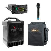 MIPRO MA707Pack - Enceinte 100W Sur Batterie avec Lect, Hf Main, Housse