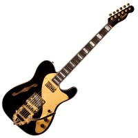 Photo FENDER CUSTOM SHOP 1969 TELECASTER THINLINE BLACK FALCON PAUL WALLER