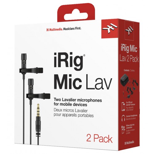 IK MULTIMEDIA IRIG MIC LAV2 PACK