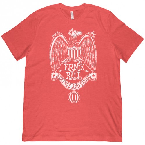 ERNIE BALL T-SHIRT STRINGS AND THINGS ROUGE XXL