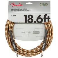 FENDER CABLE PROFESSIONAL SERIES INSTRUMENT DESERT CAMO 5.5M