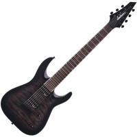 JACKSON JS SERIES DINKY ARCH TOP JS22Q-7 DKA HT TRANSPARENT BLACK BURST 