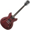 Photo IBANEZ AS53 TRANSPARENT RED FLAT