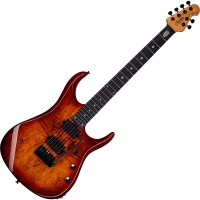 STERLING BY MUSIC MAN JOHN PETRUCCI JP150 DIMARZIO BLOOD ORANGE BURST