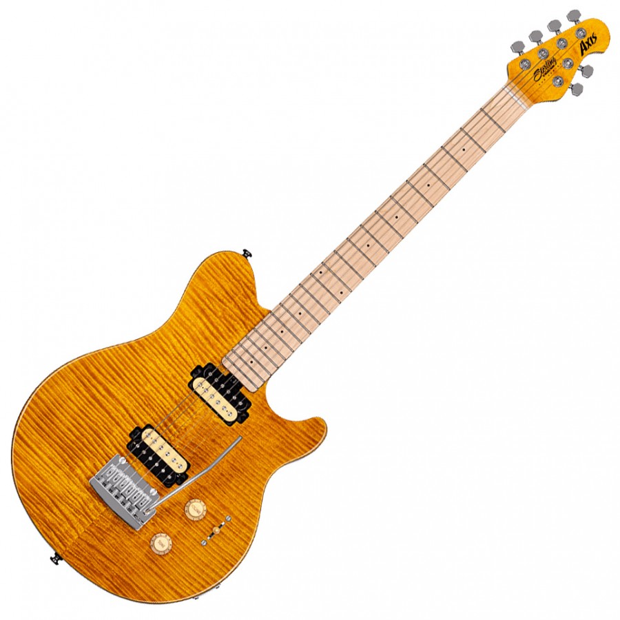 Sterling By Music Man AXis AX3FM Trans Gold - Guitare électrique