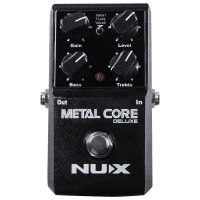 Photo NUX METALCORE DELUXE - PÉDALE DISTORSION METAL 2 VOIX AVEC NOISE GATE