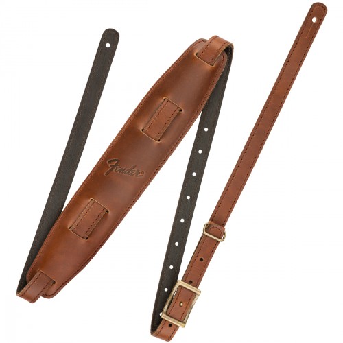 FENDER SANGLE MUSTANG SADDLE STRAP - COGNAC