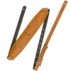 Photo FENDER SANGLE MUSTANG SADDLE STRAP LONG - BUTTERSCOTCH