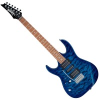 Ibanez GRX70Qal Transparent Blue Burst Gaucher