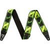 Photo FENDER SANGLE NEON MONOGRAMMED GREEN/YELLOW