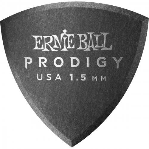 ERNIE BALL 9331 MÉDIATORS PRODIGY BLACK SHIELD 1,5MM X 6