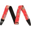 Photo FENDER SANGLE HAWAIIAN RED FLORAL