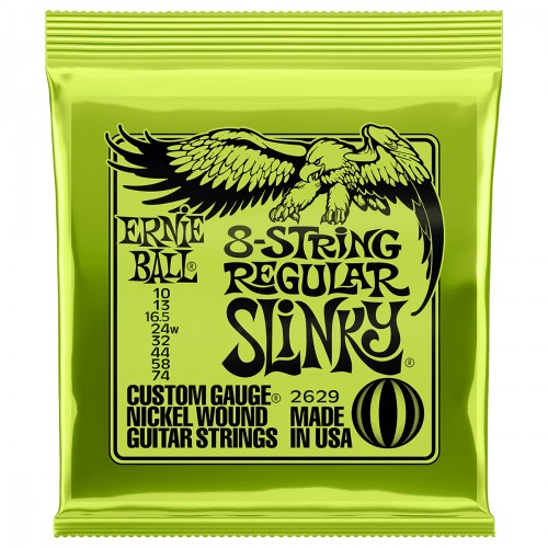 ERNIE BALL ELECTRIC 2629 REGULAR SLINKY 8-STRING 10/74