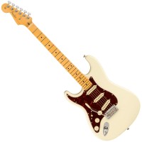 FENDER AMERICAN PROFESSIONAL II STRATOCASTER OLYMPIC WHITE MN GAUCHER