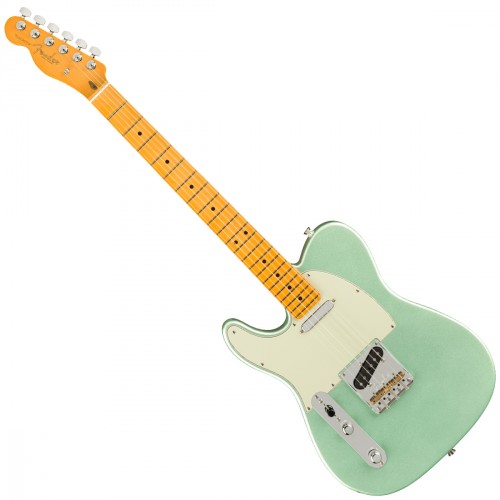 FENDER AMERICAN PROFESSIONAL II TELECASTER MYSTIC SURF GREEN MN GAUCHER