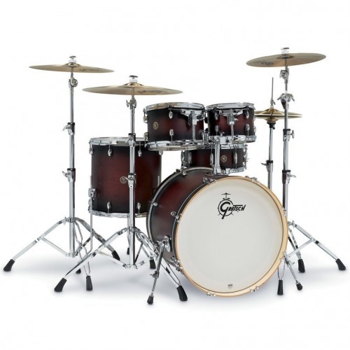 GRETSCH DRUMS CATALINA MAPLE KIT 22 SATIN DEEP CHERRY BURST